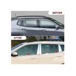 Window Garnish - Compass ( Set of 4 Pc) Chrome Jeep Compass 1.4 Limited Front Garnish 